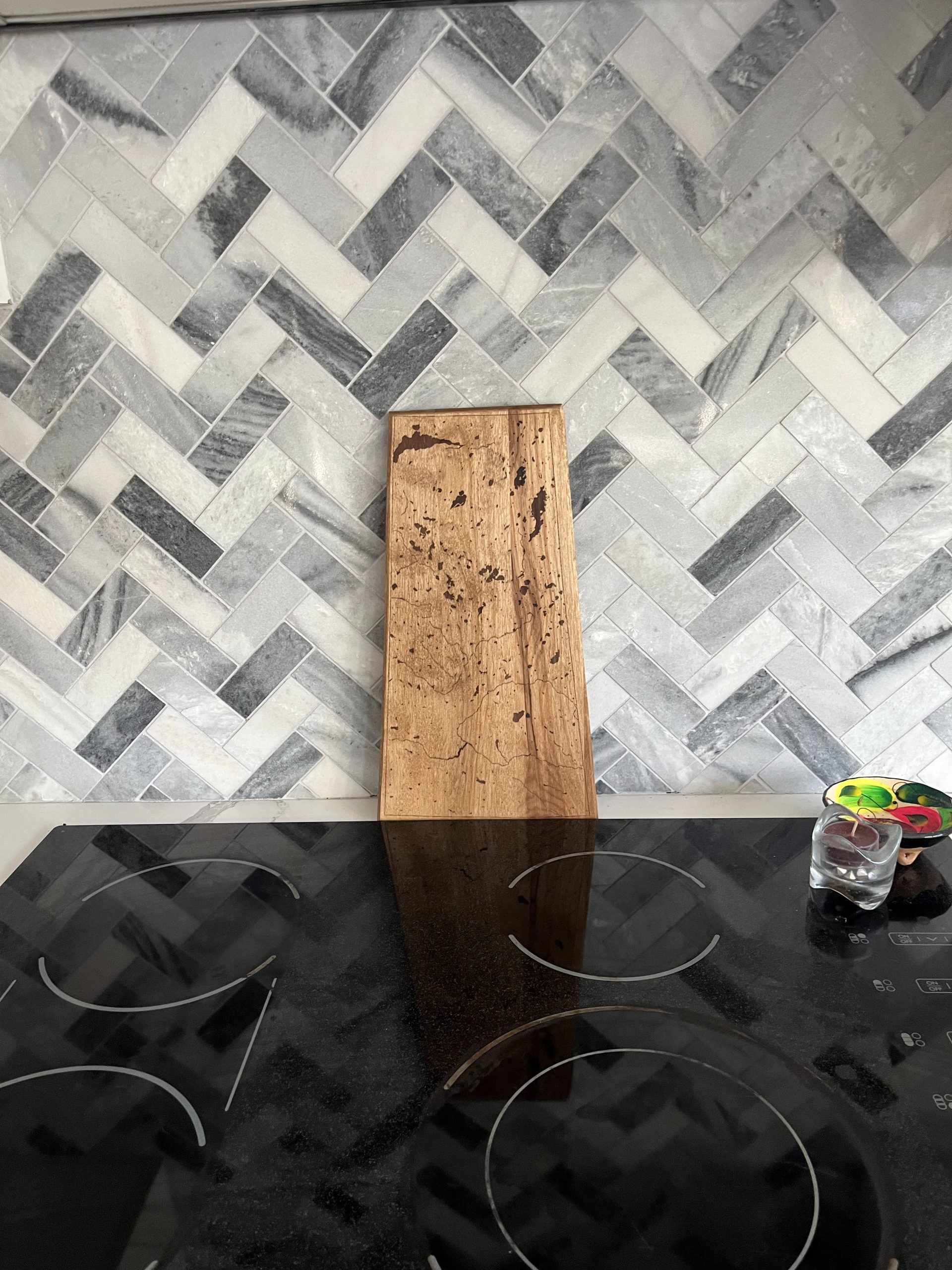 Serving / Cutting Board - Saskatchewan Waterbodies - Birch - Image 2